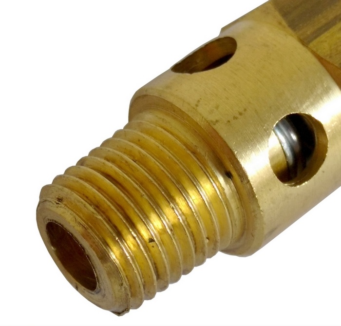 Válvula de segurança ou alívio 200 psi/libras (13,8 bar), rosca 1/4