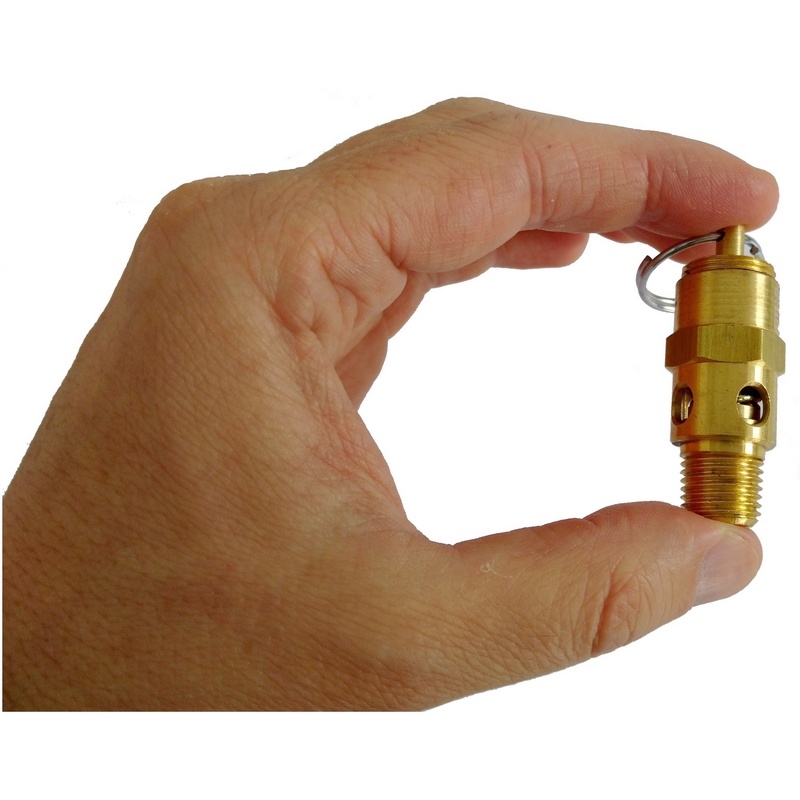 Válvula de segurança ou alívio 200 psi/libras (13,8 bar), rosca 1/4