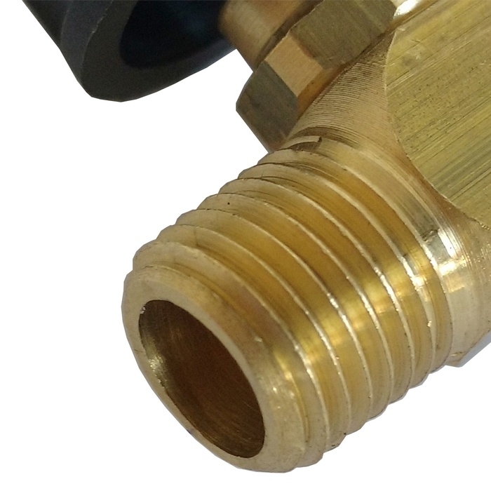 Registro agulha espiga 5,0 mm x rosca 1/4