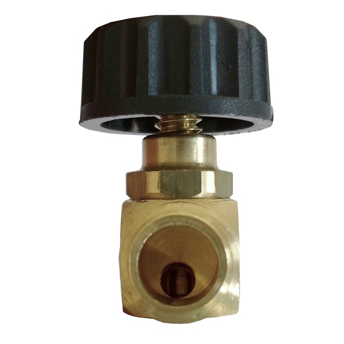 Registro agulha espiga 5,0 mm x rosca 1/4