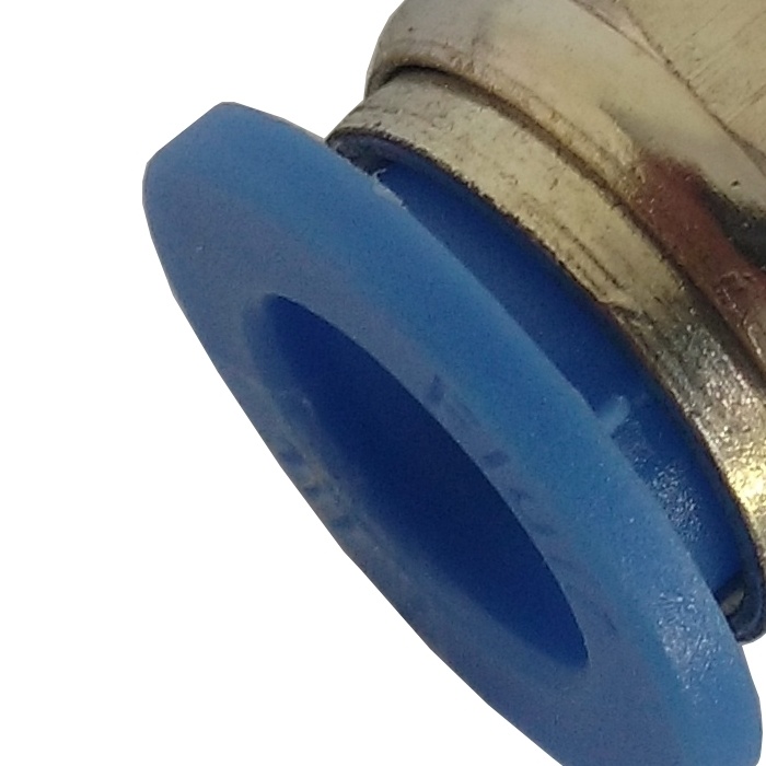 Conector reto tubo 10 x rosca macho 3/8