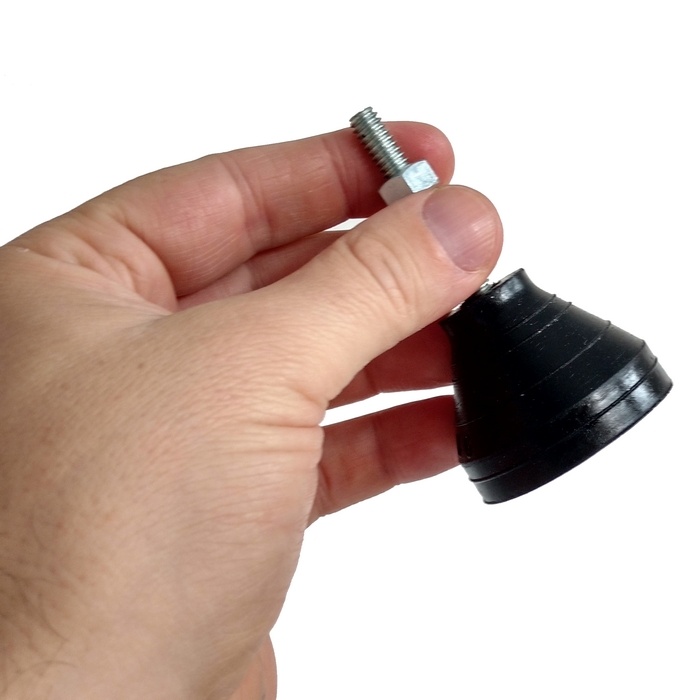 Sapata de borracha 1/4