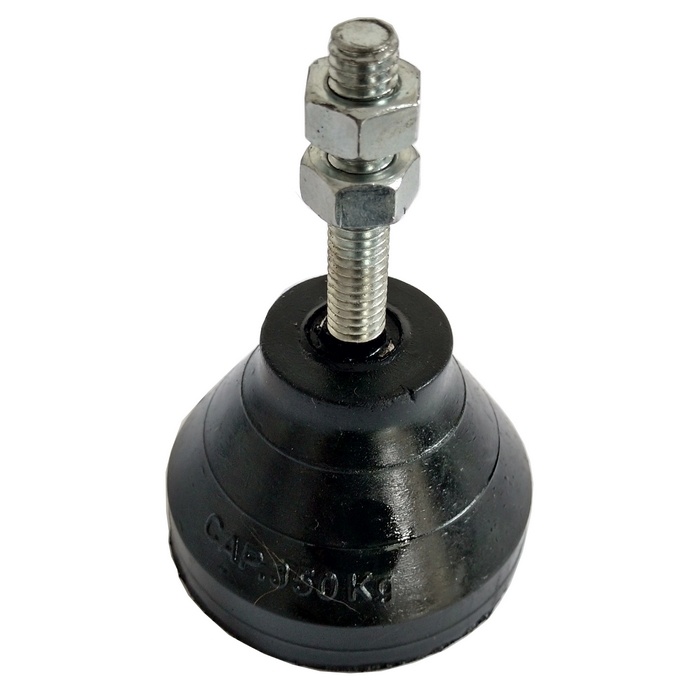 Sapata De Borracha 5/16" Para 350 kg Com Ø 55 mm 