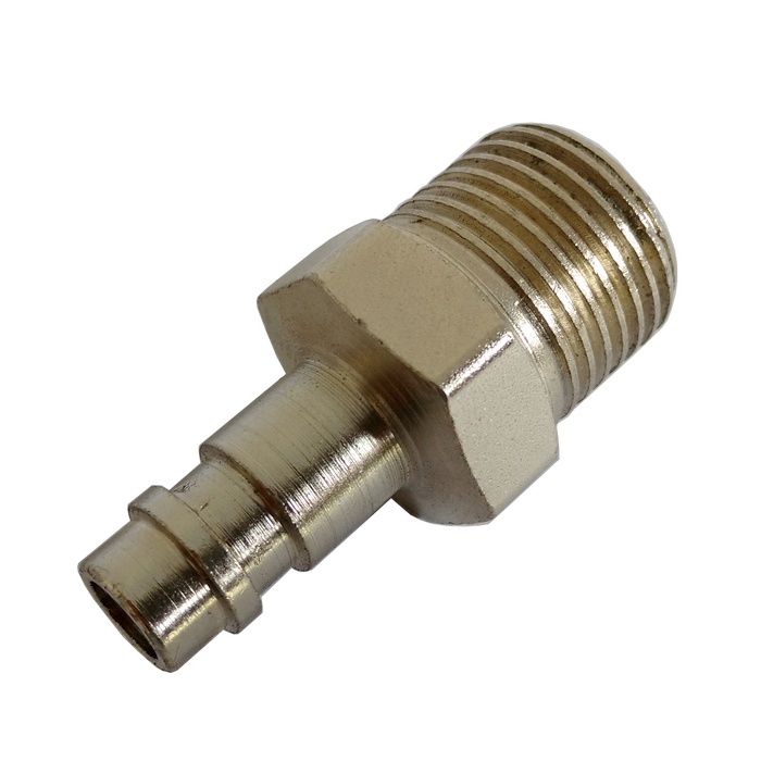 Conector Macho 1/2" BSP P/ Engate Rápido ER200 e Universal