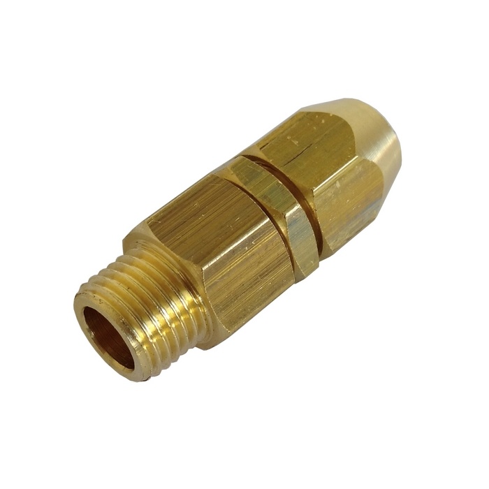Conexão Giratória 1/4" BSP Para Tubo 8 mm