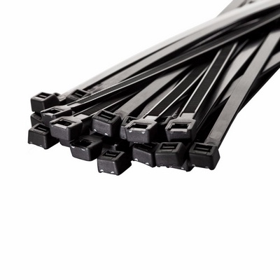 Abraçadeira plástica de nylon 390 x 4,8 x 1,5 na cor preta