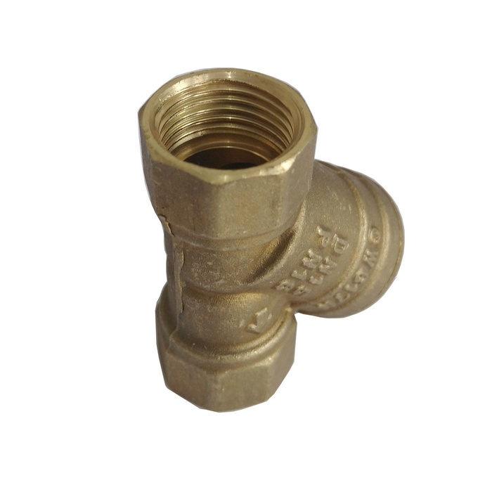 Filtro tipo Y em latão rosca 1/2