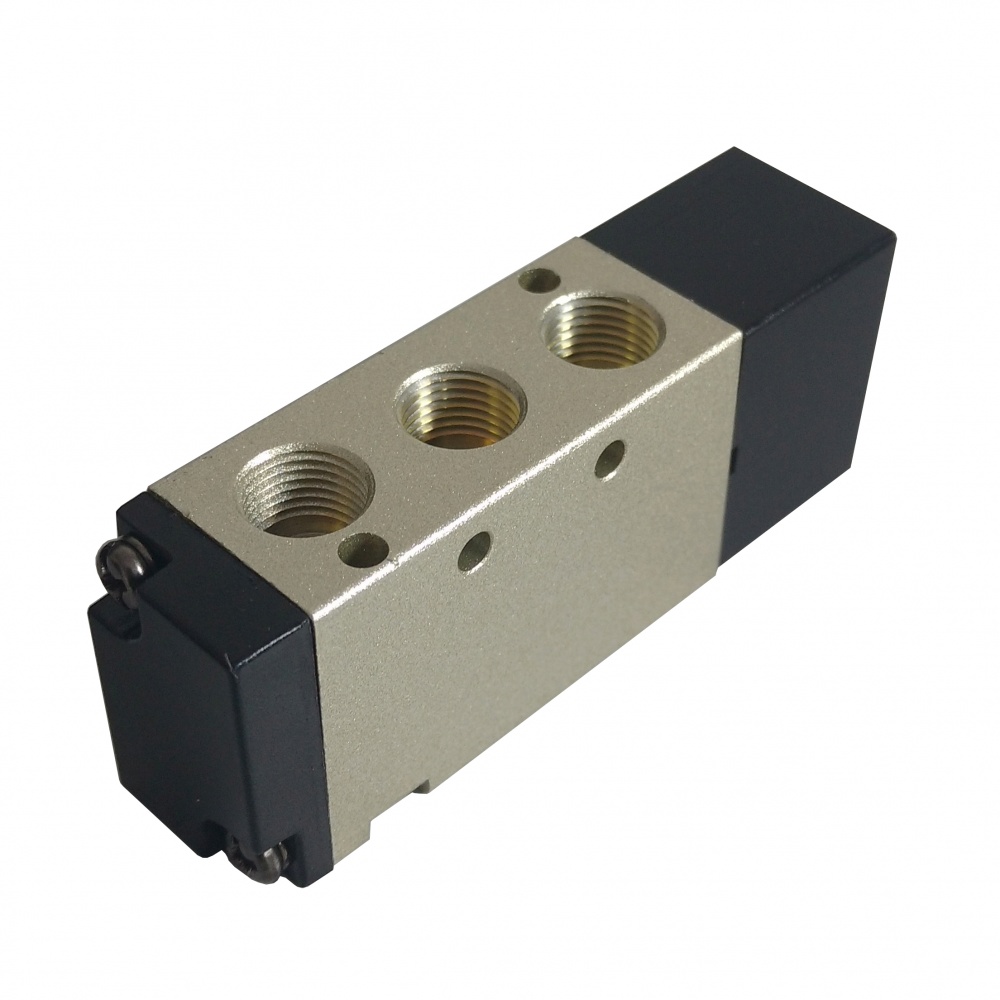 Válvula Piloto/Mola 1/4" 5/2 Vias