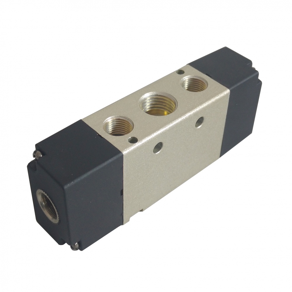 Válvula Duplo/Piloto 1/4" 5/2 Vias