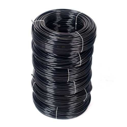 Mangueira ou tubo PU 4 mm x 0,75 em poliuretano na cor preta