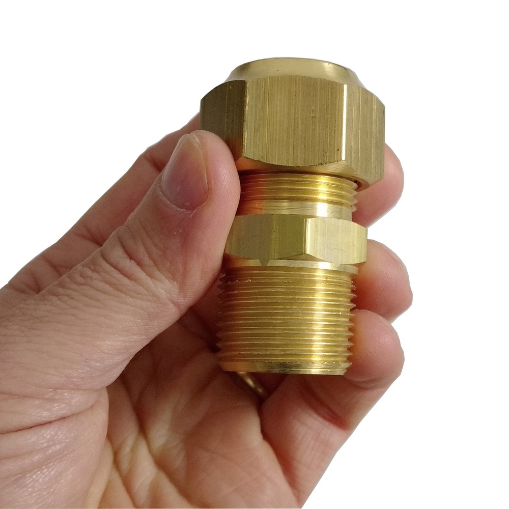 União Reta Para Tubo Flangeado 3/4