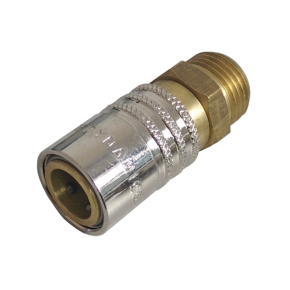Engate Rápido ERD12 Rosca Macho 1/2" NPT Valvulado P/ Refrigeração De Moldes/Matrizes - Dynamics 