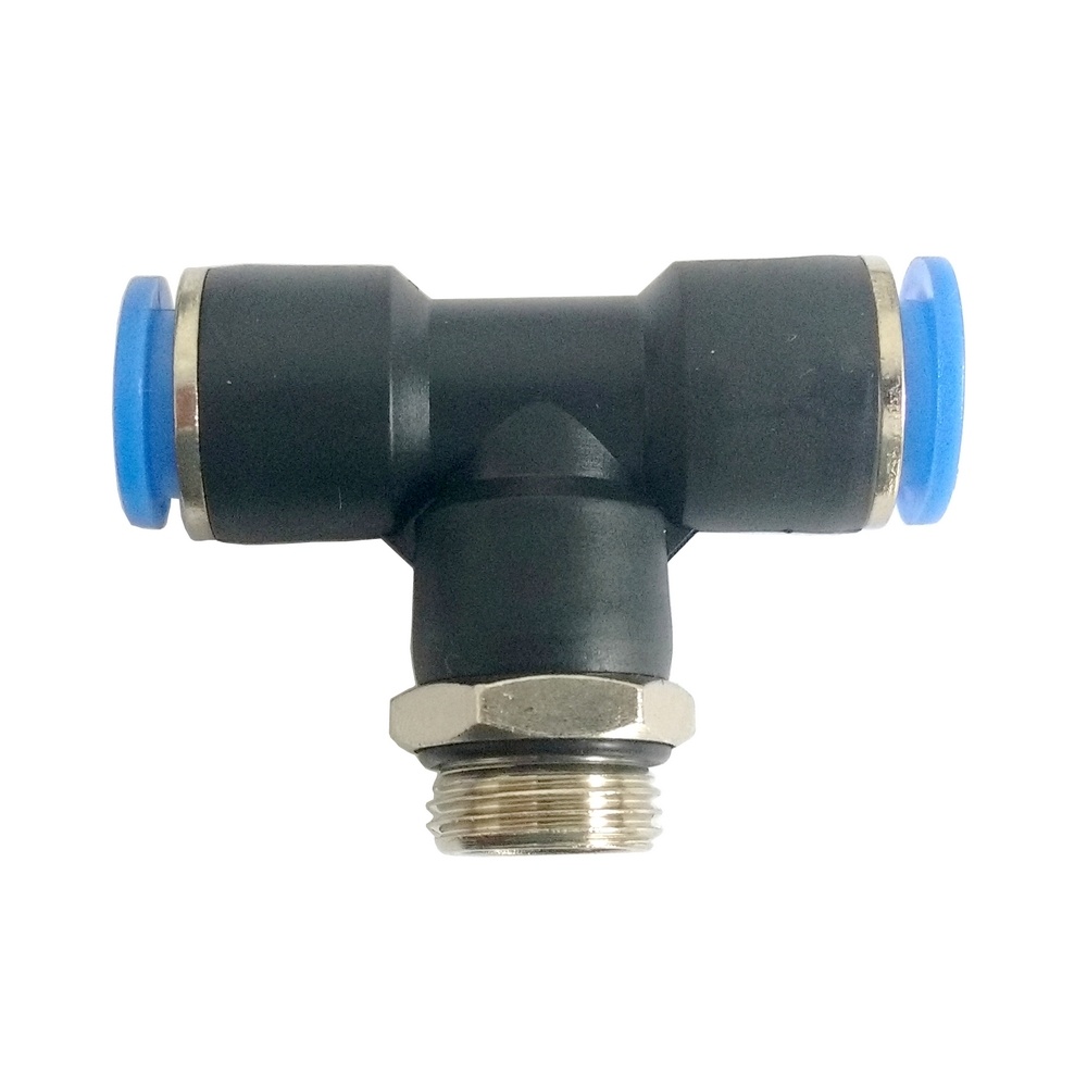 Tee Macho Central Tubo 10 x 1/4