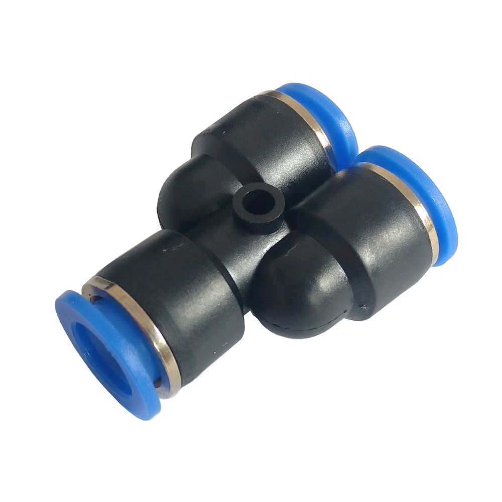 Y União Tubo 6 mm - PY (Conexão Pneumática Instantânea)