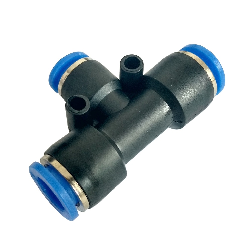 Tee Redução Tubo 12-10-12 - PTG (Conexão Pneumática Instantânea)