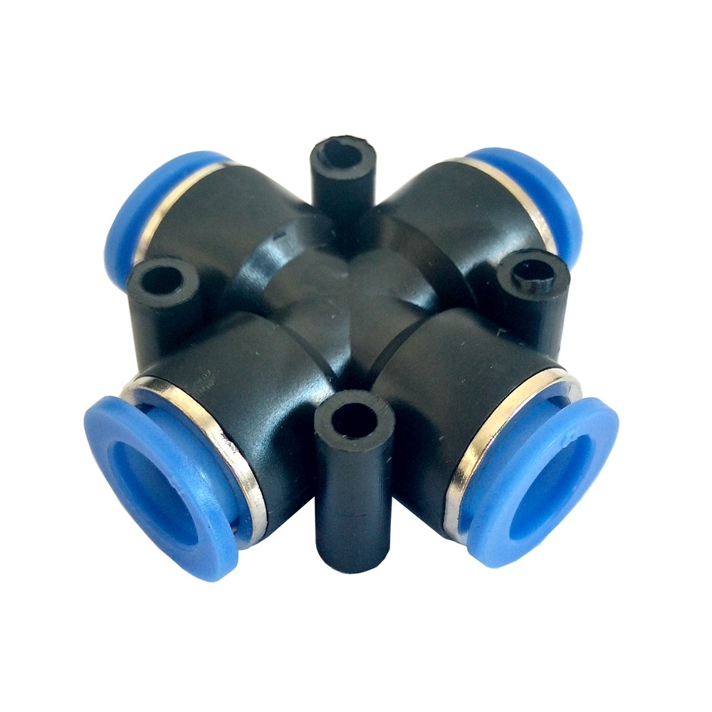Cruzeta 6 mm PZA (Conexão Pneumática Instantânea)