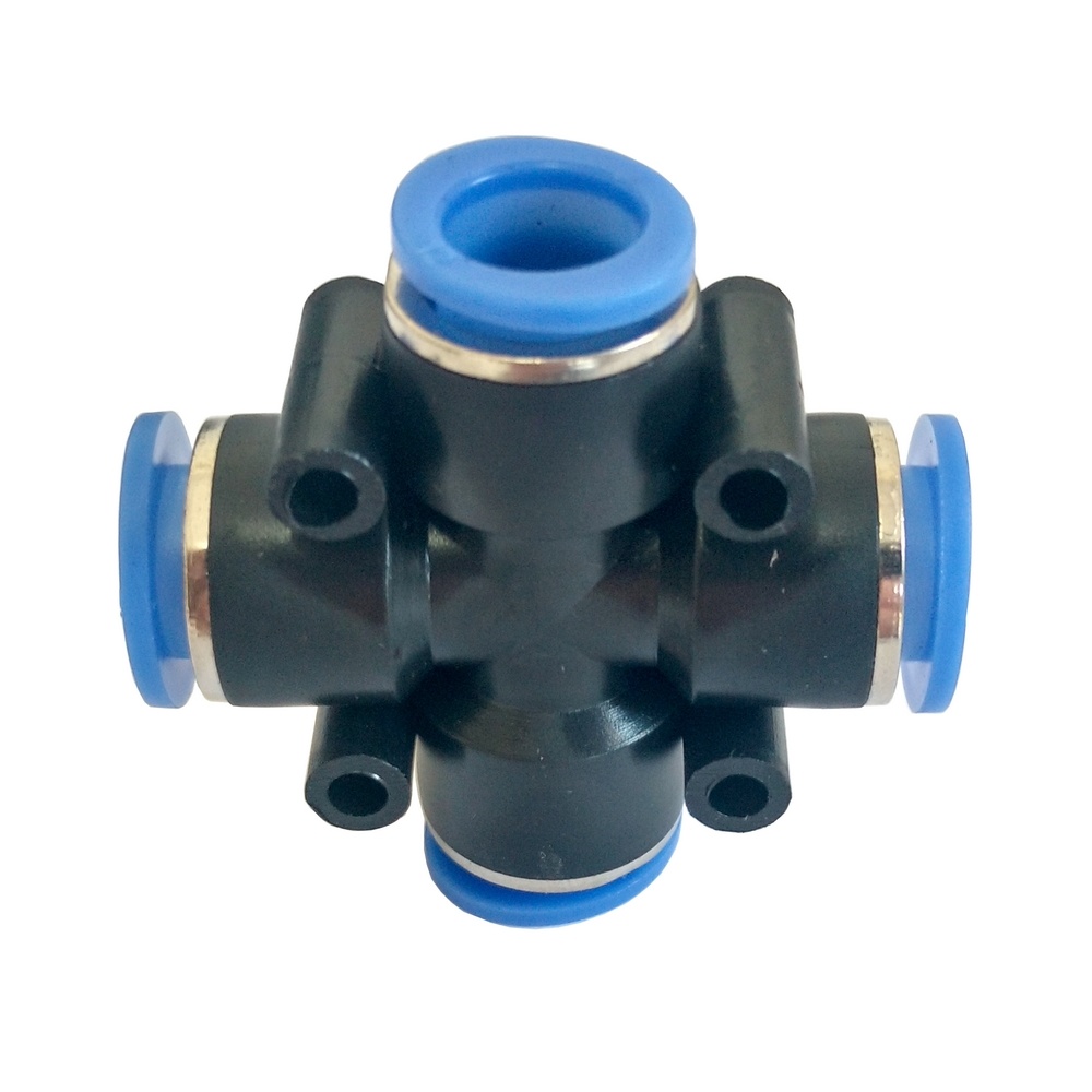 Cruzeta 4 mm PZA (Conexão Pneumática Instantânea)