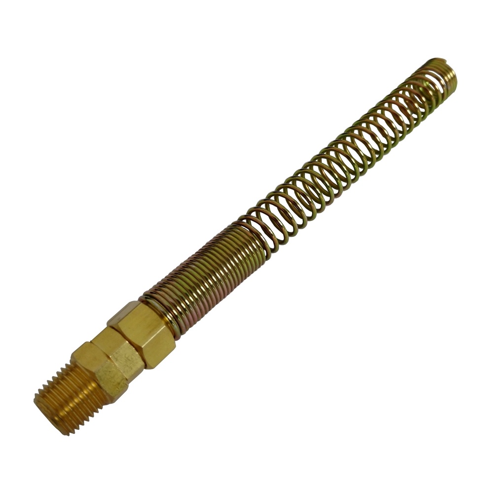 Conexão Giratória 1/4" BSPT Para Tubo 10 mm Com Mola
