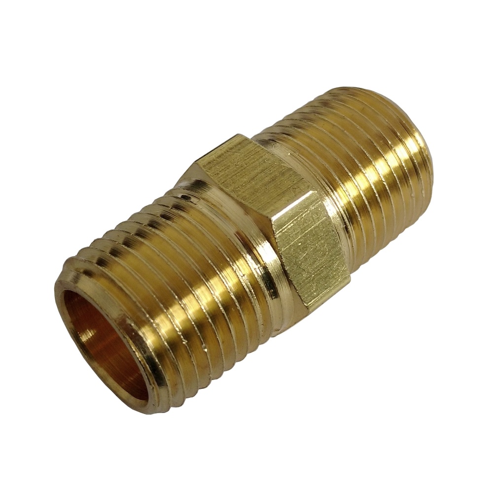 Niple Reto 1/2" NPT Em Latão