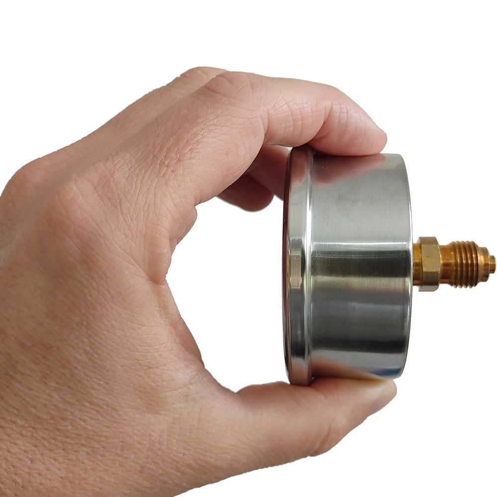 Manômetro Horizontal 1500 Psi / 100 Bar Com Rosca 1/4