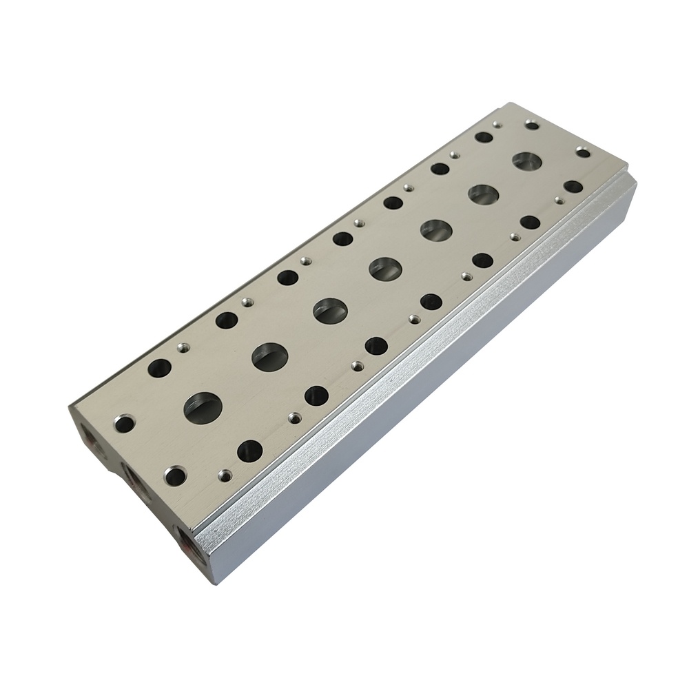 Bloco Manifold 1/4" Para 7 Posições