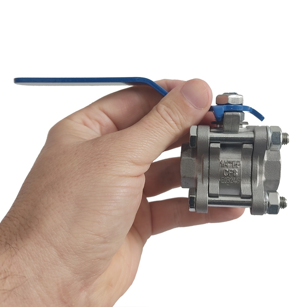 Válvula de Esfera Tripartida 1/4