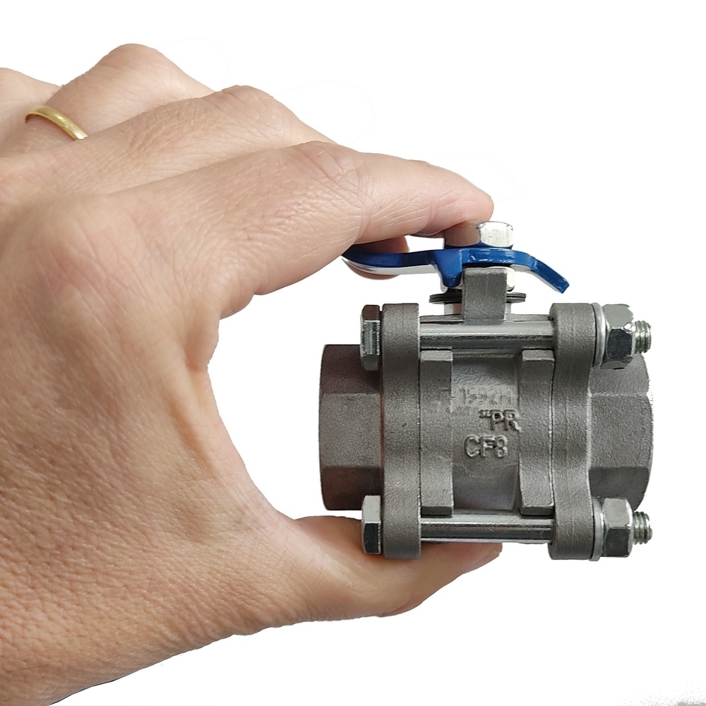 Válvula de Esfera Tripartida 3/4