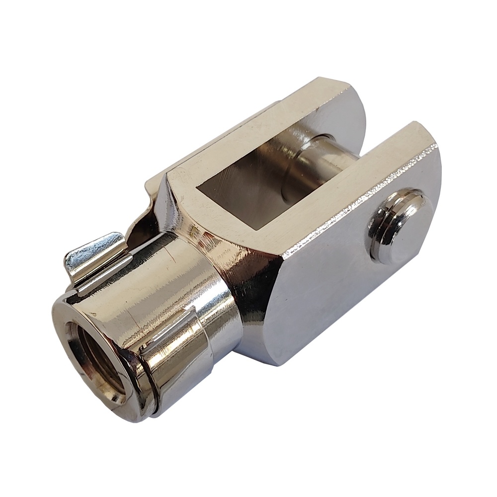 Ponteira Fêmea/Garfo Ø 50/63 Com Rosca M16 x 1,5 Para Cilindros ISO e Mini ISO.