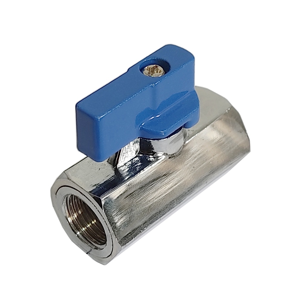 Válvula de Esfera Mini Fêmea 3/8" BSP - PN16