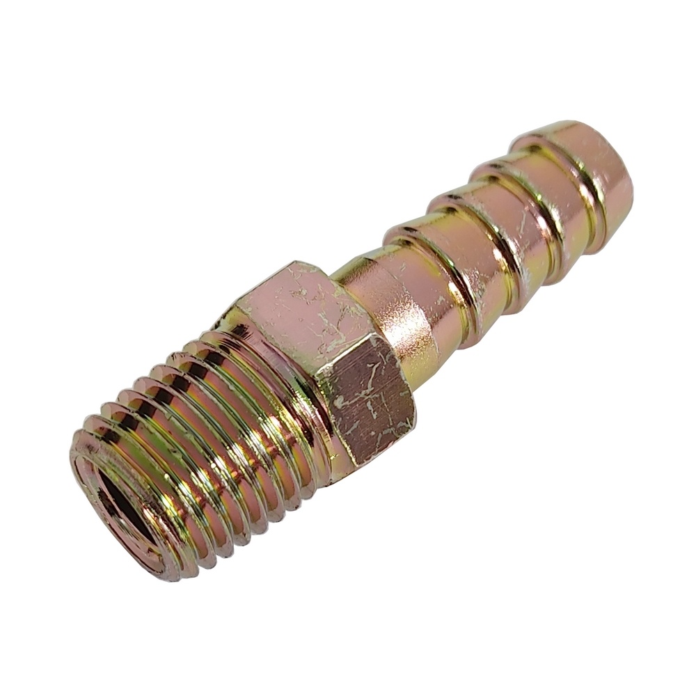 Espigão 3/8" x Rosca Macho 3/8" NPT Em Aço Zincado