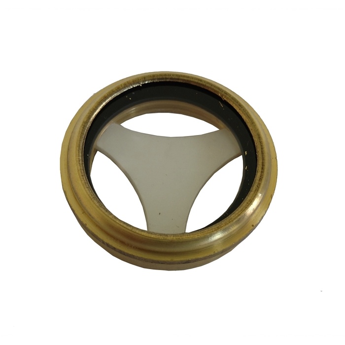 Visor De Nível/Óleo De  Encaixe/Colar Em Latão Com Visor de Acrílico 