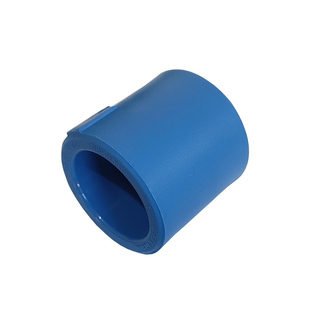 Luva Soldável 25 mm - PPR Azul (Linha TopAir / TopFusion)