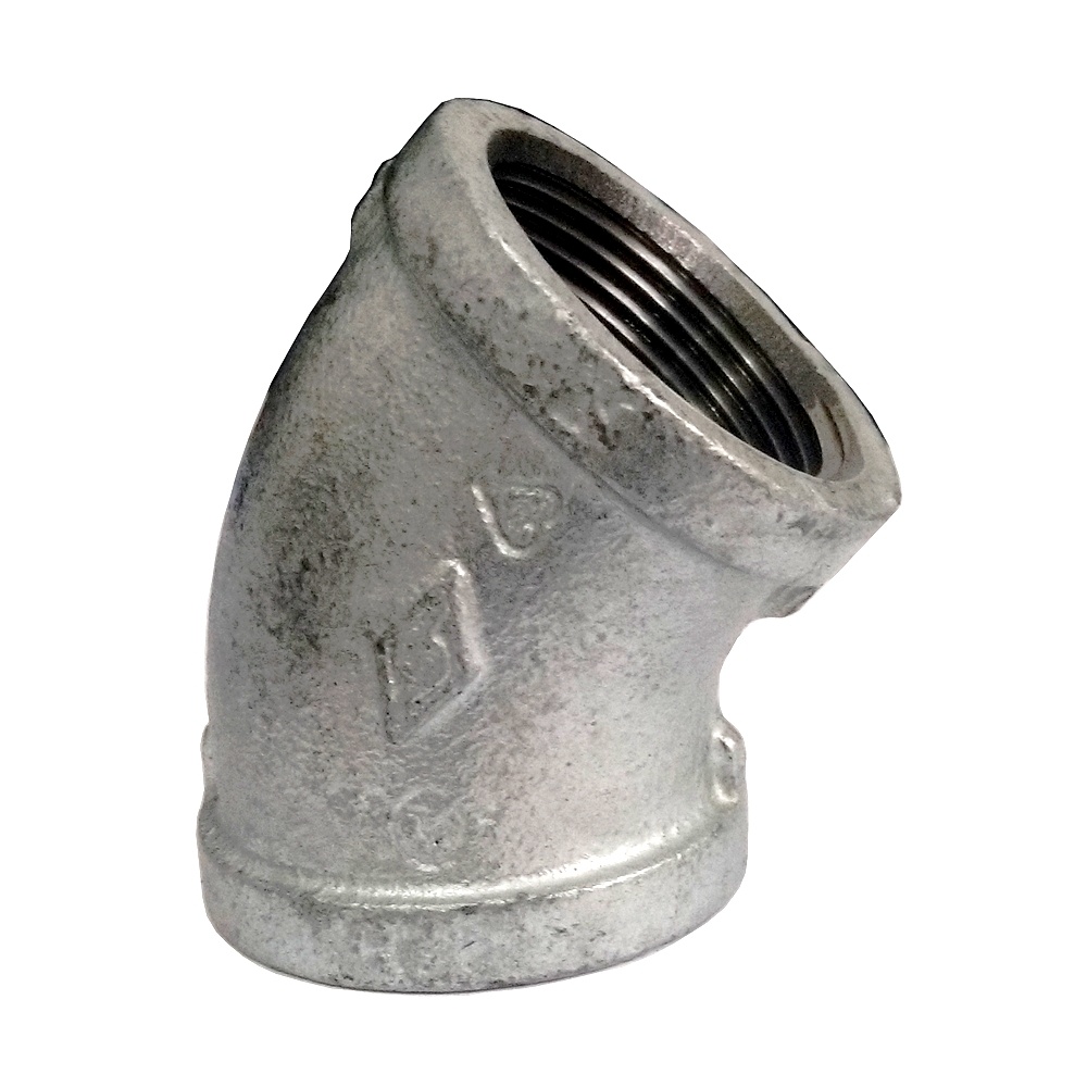 Cotovelo 45º 2.1/2" BSP - Galvanizado