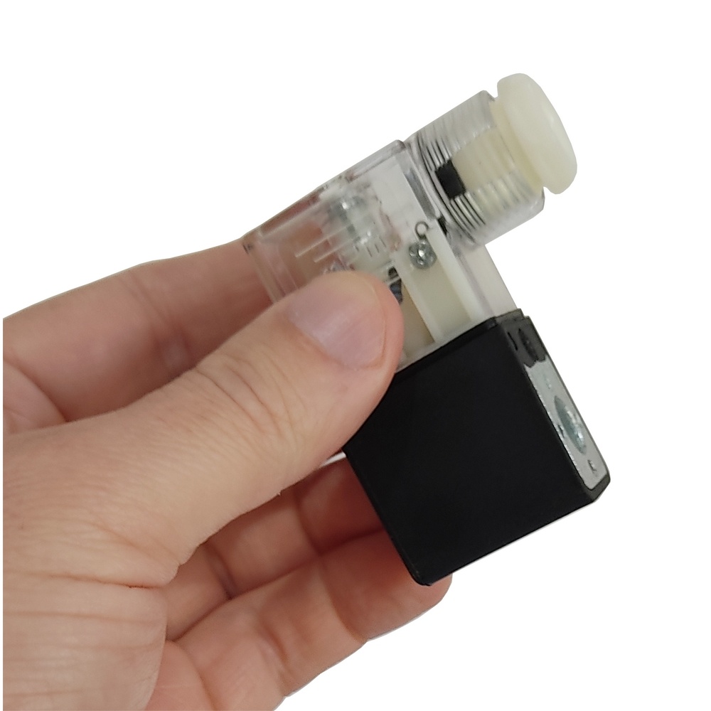 Bobina 220 VCA C/ Plug P/ Válvula Solenóide