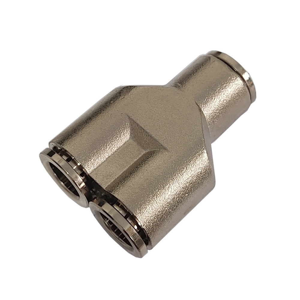 Y União Tubo 6 mm - MPY (Conexão Pneumática Metálica)