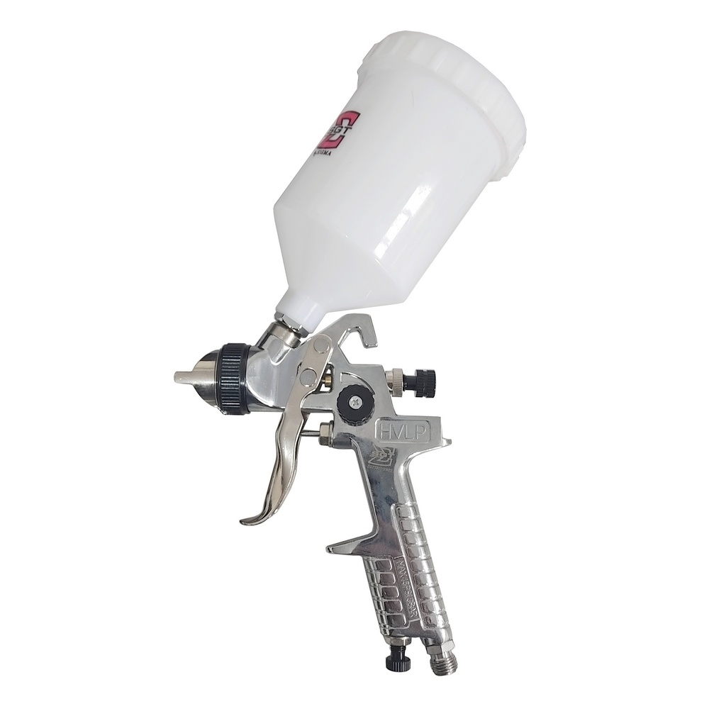 Pistola de Pintura SGT-3012A c/ Bico 1.7 e Caneca 600 ml - HVLP 