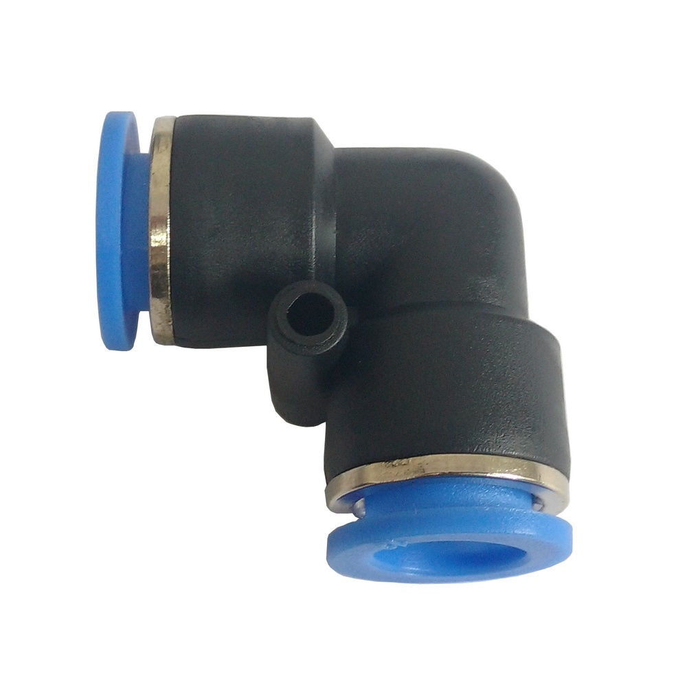 Cotovelo União Tubo 12 mm - PUL (Conexão Pneumática Instantânea)