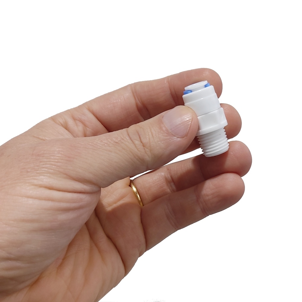 Conector Reto Tubo 1/4