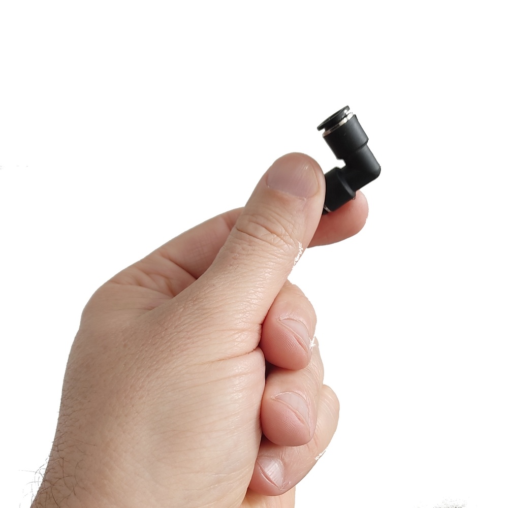 Cotovelo União Tubo 6 mm Compacta - PUL (Conexão Pneumática Instantânea)