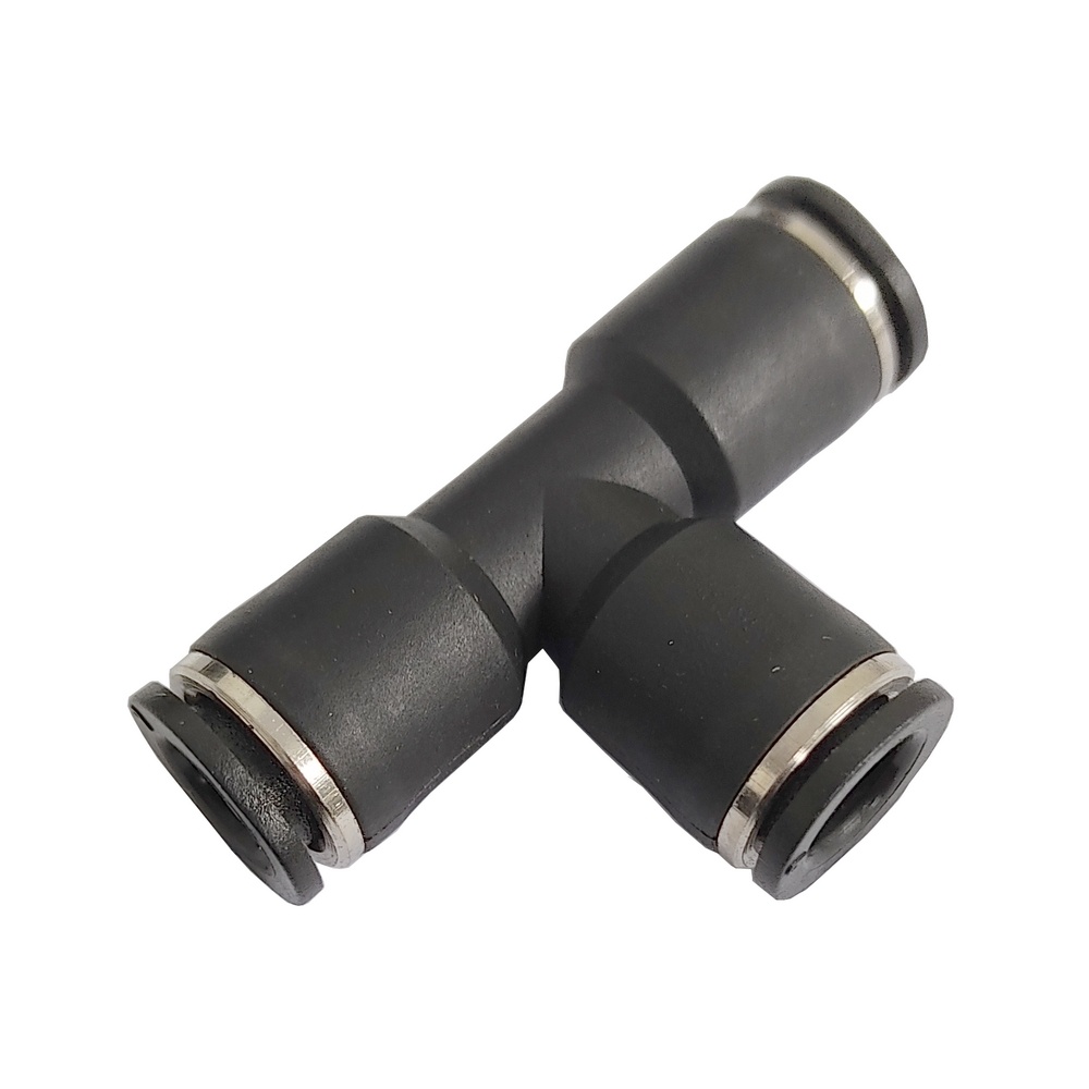 Tee União Tubo 6 mm Compacta - PUT (Conexão Pneumática Instantânea)