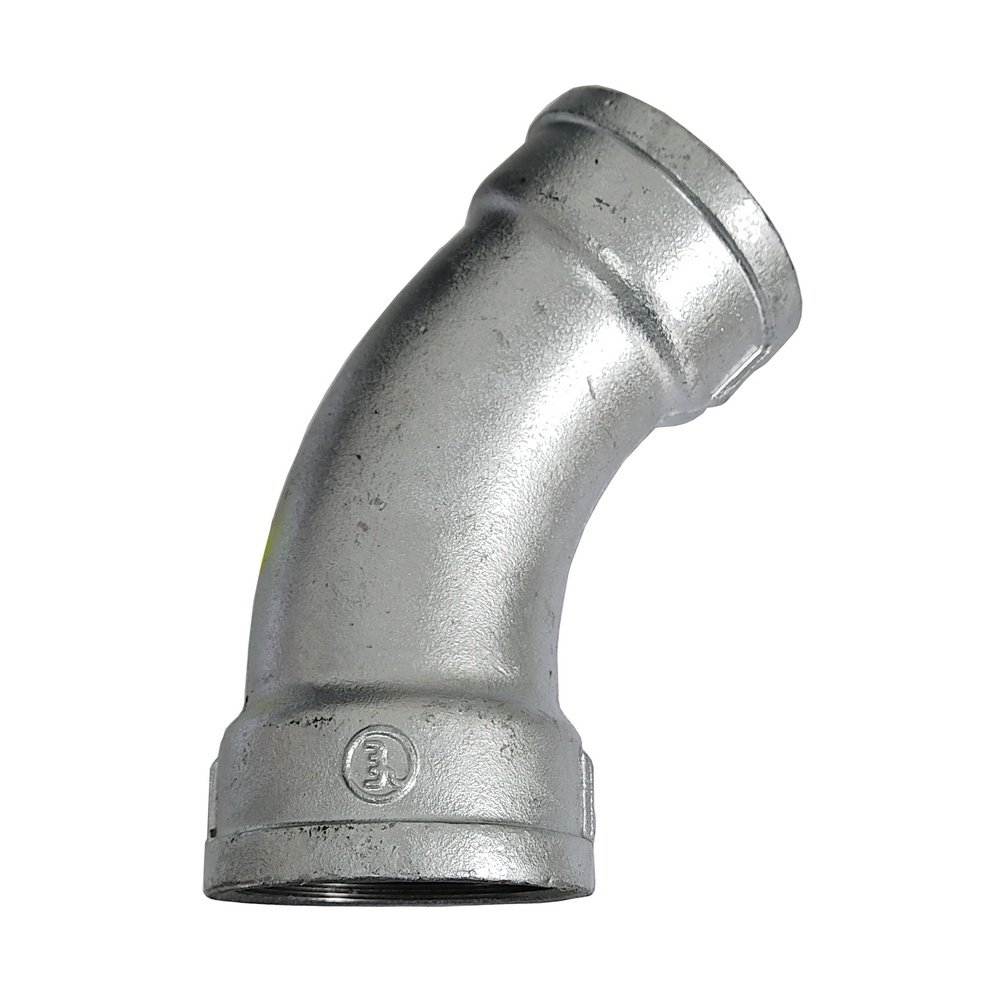 Curva Fêmea 45º 2" BSP - Galvanizada
