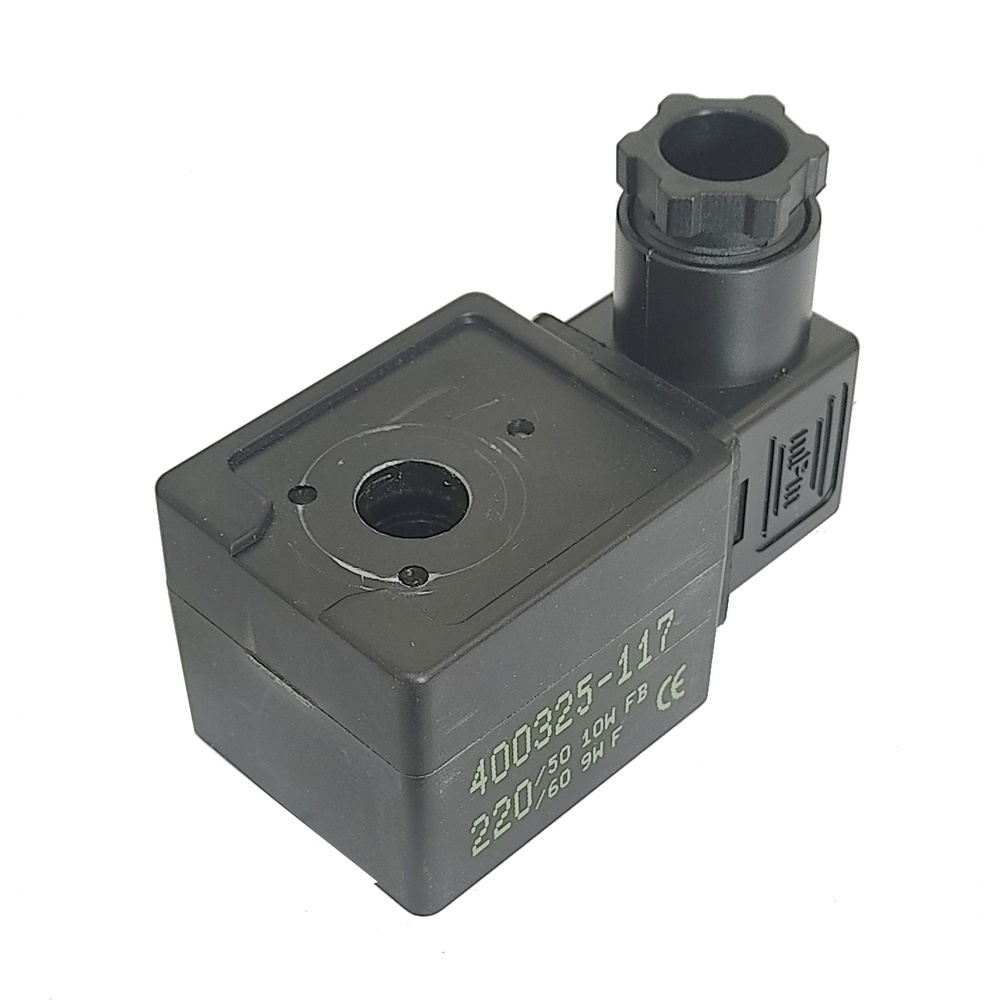 Bobina 220 VCA c/ Plug p/ Válvula Filtro Manga 3/4" e 1"