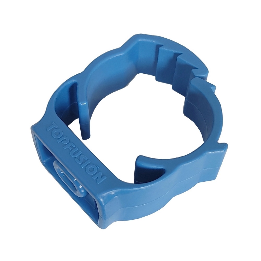 Suporte com Trava 20 mm - PPR Azul (Linha TopAir / TopFusion)