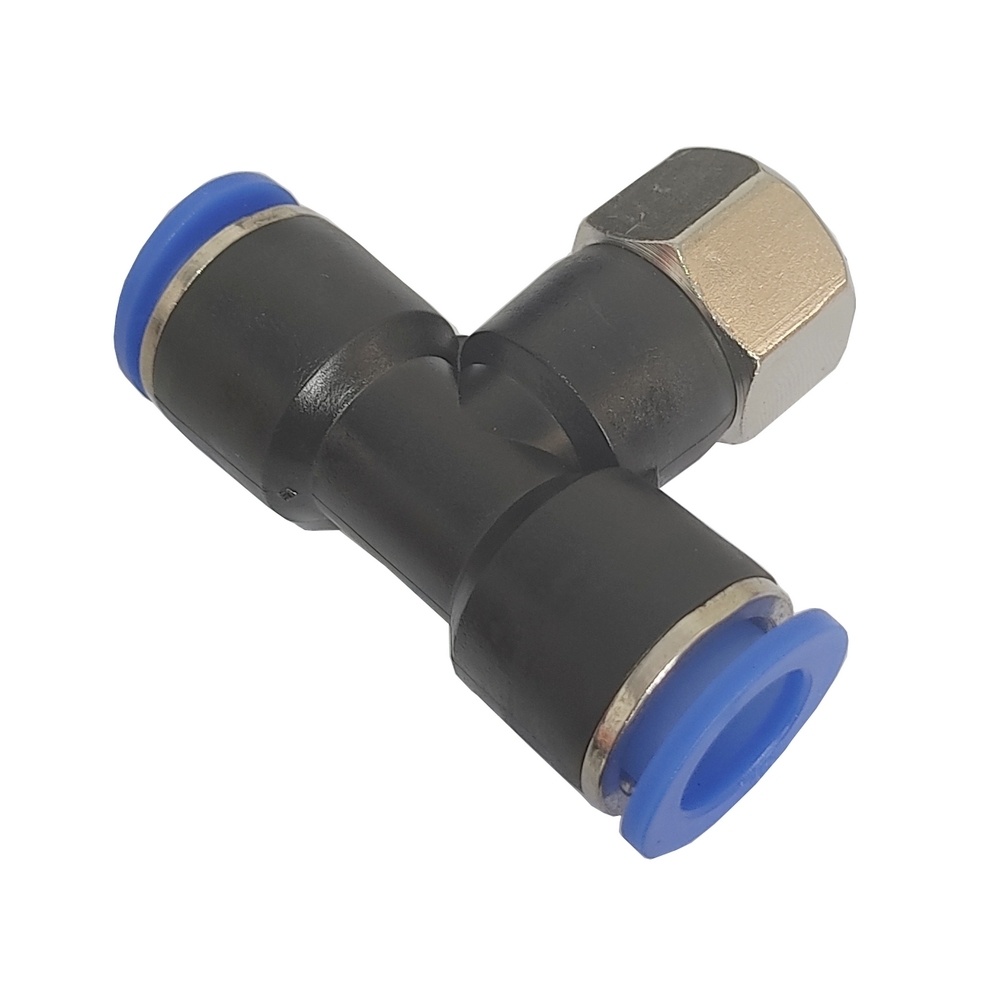 Tee Fêmea Central Tubo 12 x 3/8