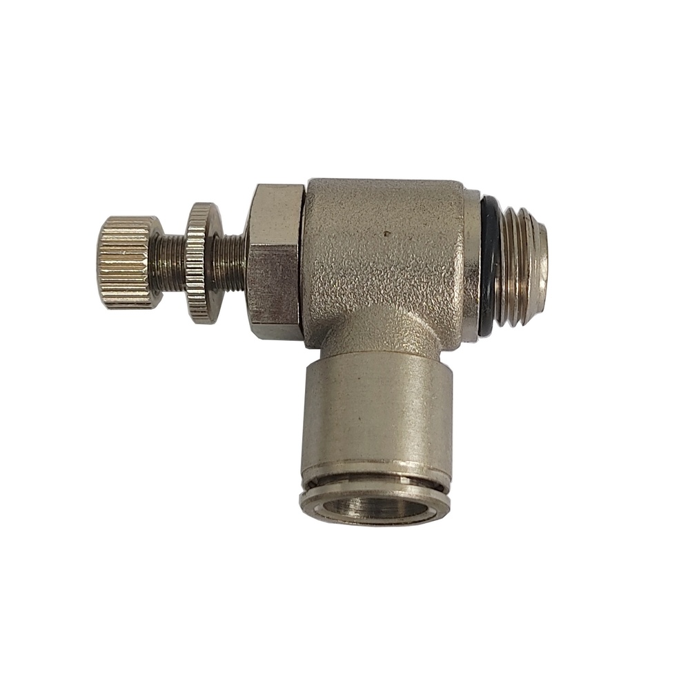 Regulador de Fluxo Tubo 8 x Rosca Macho 1/4