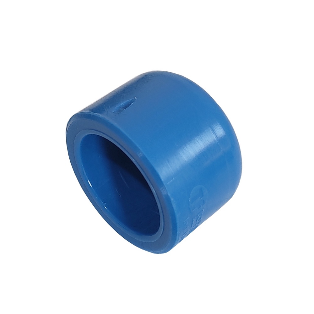 Cap Solvável 63 mm - PPR Azul (Linha TopAir / TopFusion)