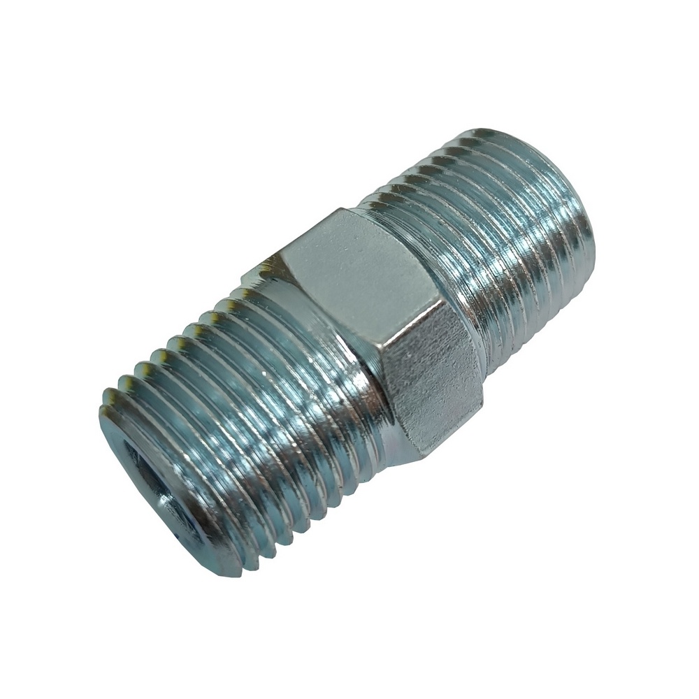 Niple Reto 1/8" NPT em Alumínio