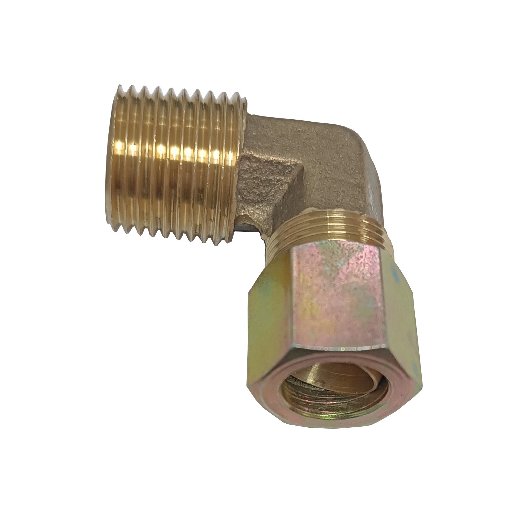 Cotovelo União Tubo 10 mm x Macho 1/2