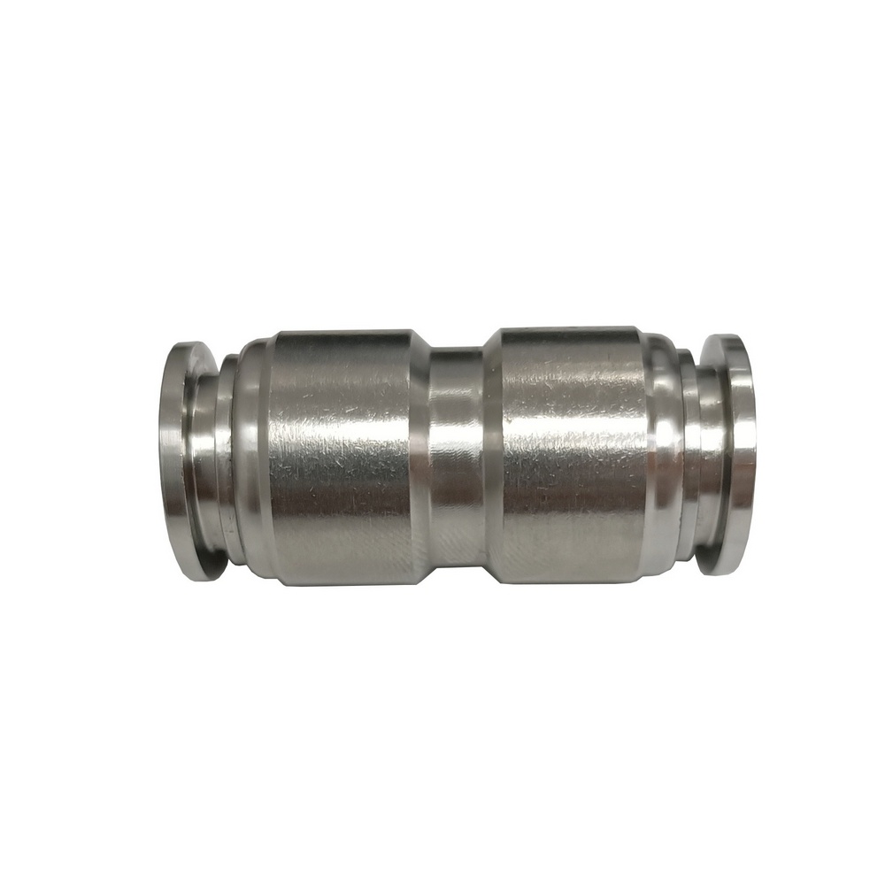 União Reta Tubo 8 mm - PUC (Conexão Instantânea Aço Inox)