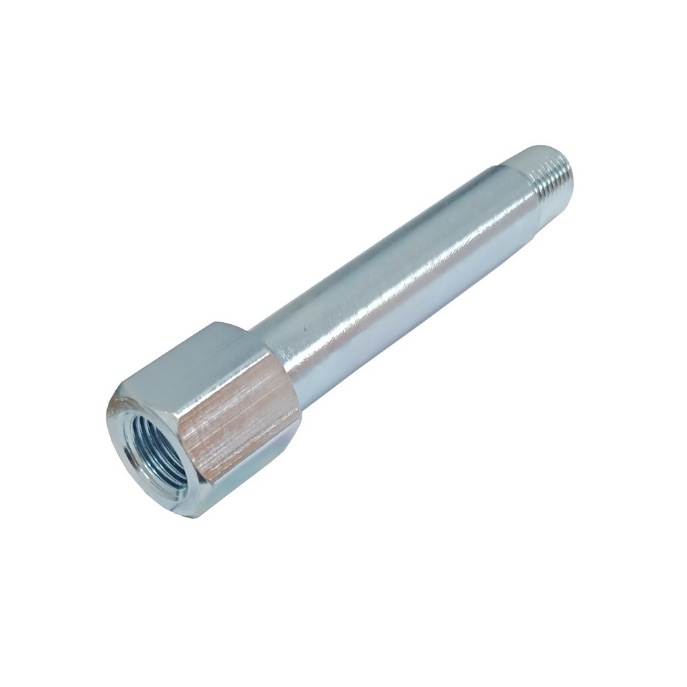 Prolongador 1/4" NPT x 100 mm Em Alumínio Para Refrigeração De Moldes/Matrizes.